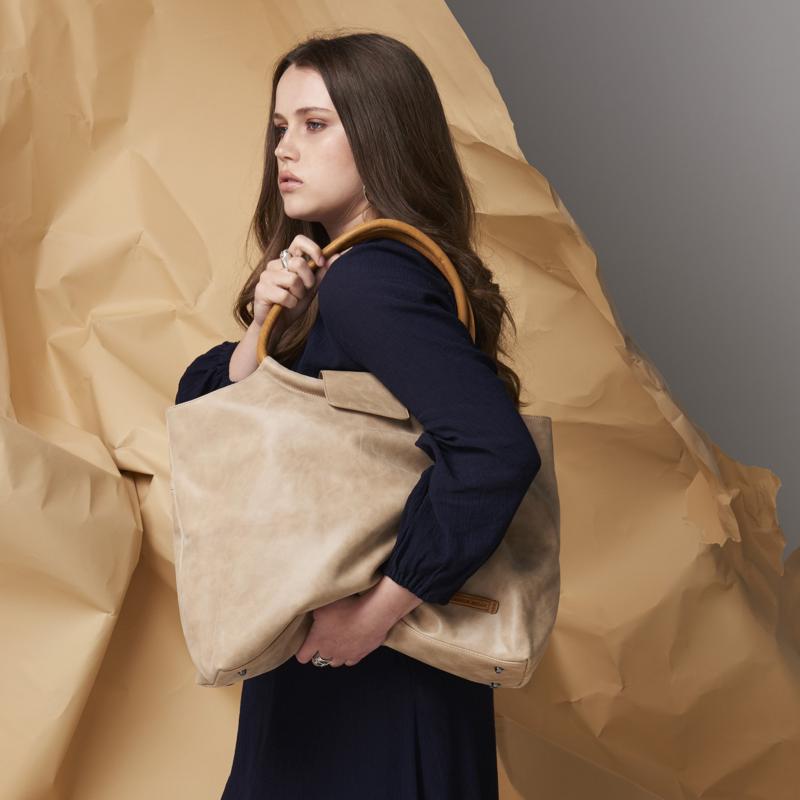 Vienna Bag - Almond / Toffee